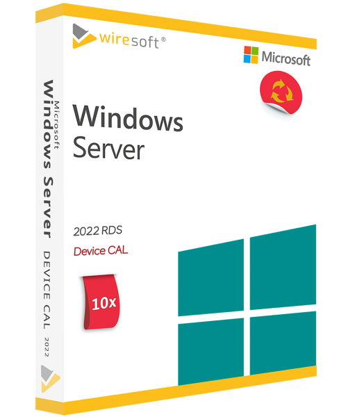 MICROSOFT REMOTE DESKTOP SERVICES 2022 - 10 PACK DEVICE CAL